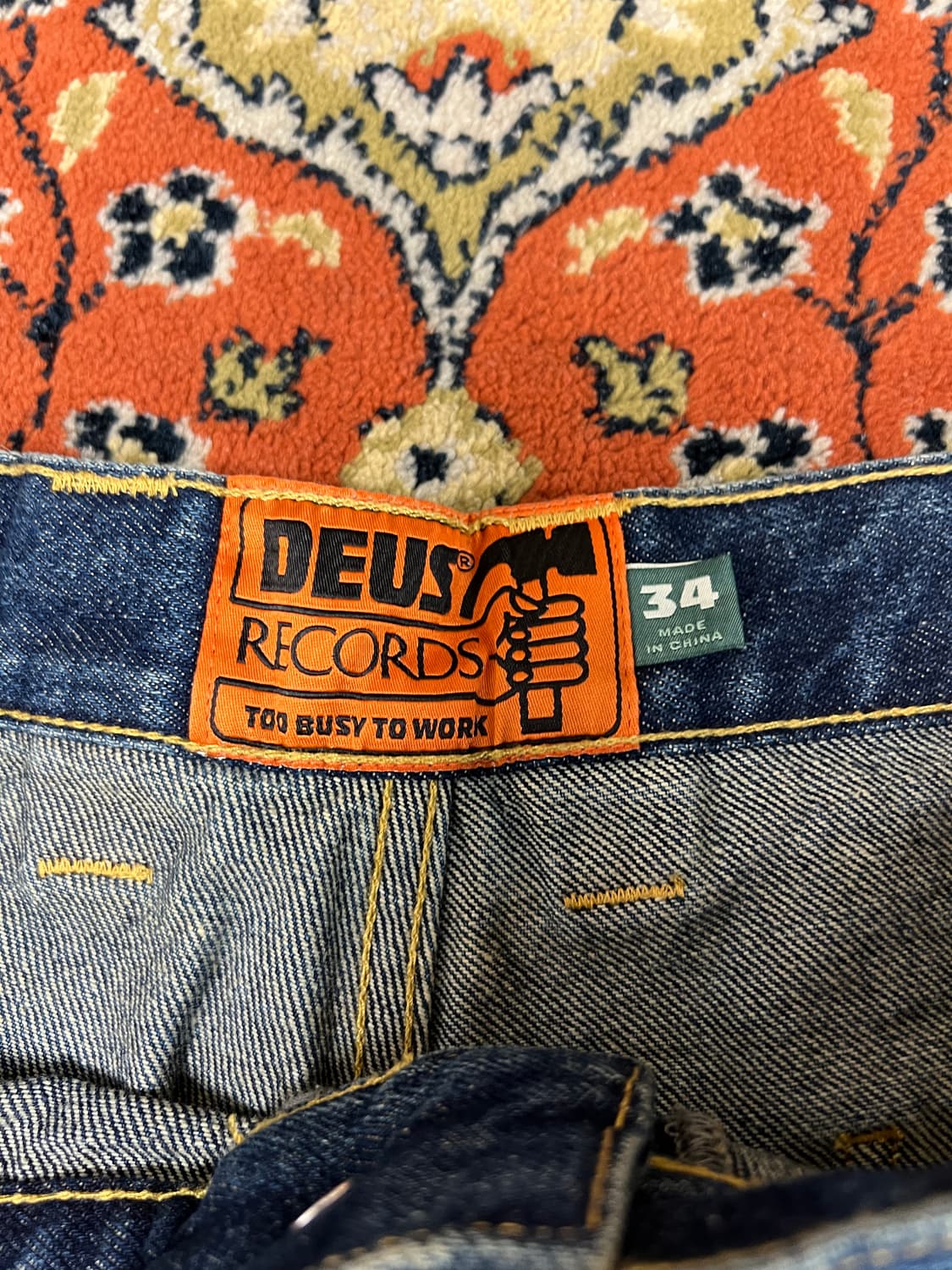 [34] 데우스 레코드 빅펠라 카펜터 데님 팬츠 상품이미지4