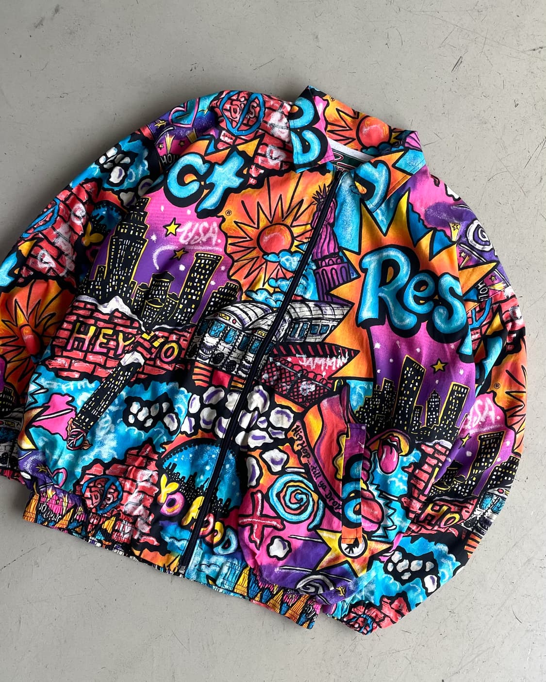 리스팩트 U.S.A  뉴욕 시티 그래피티 자켓 상품이미지4