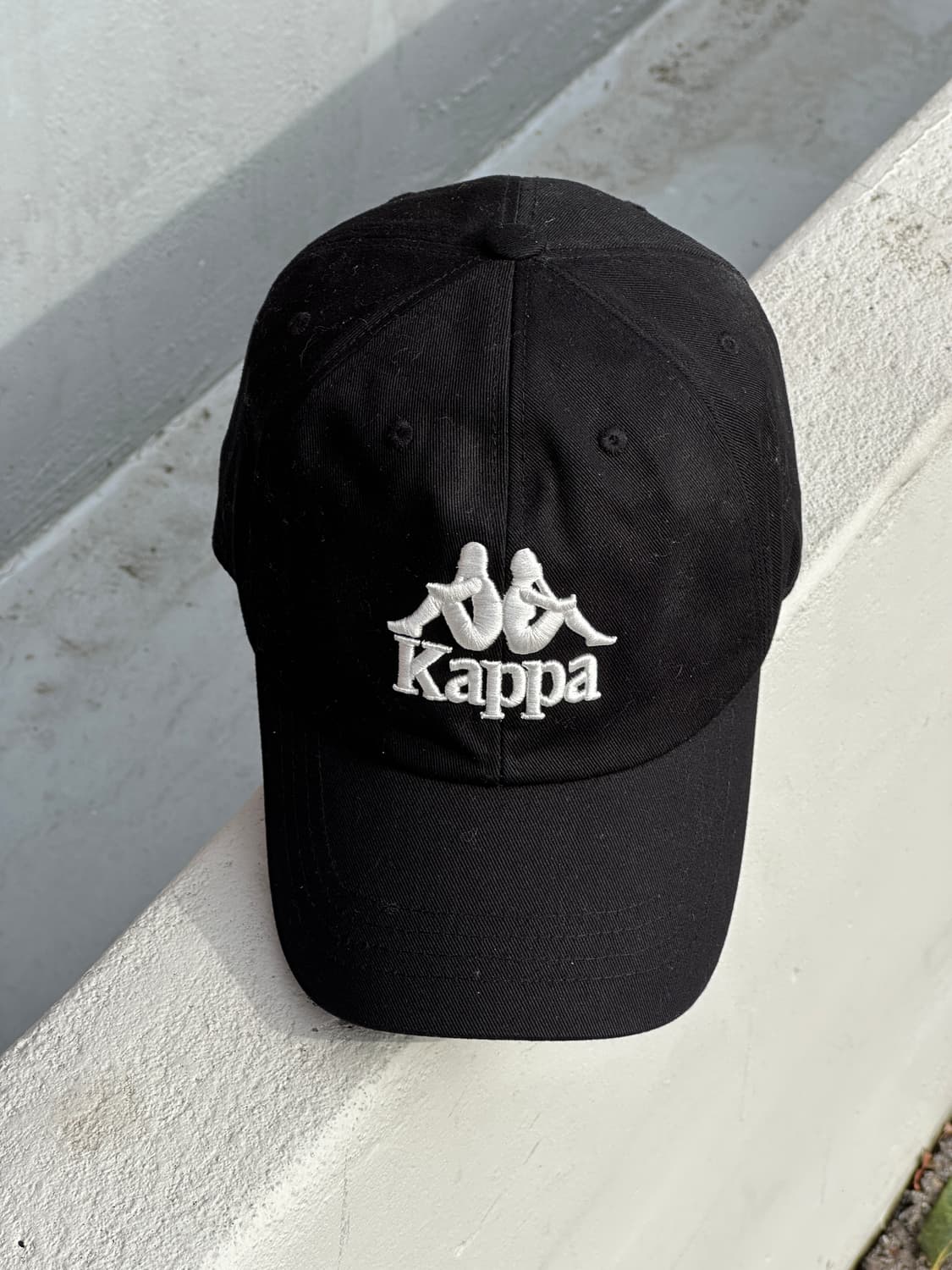[F] 카파 로고 블랙 볼캡 모자 상품이미지1