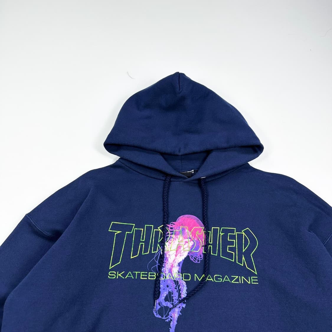 트레셔 플레임 사이드라인 네이비 후드티 (L) 상품이미지1