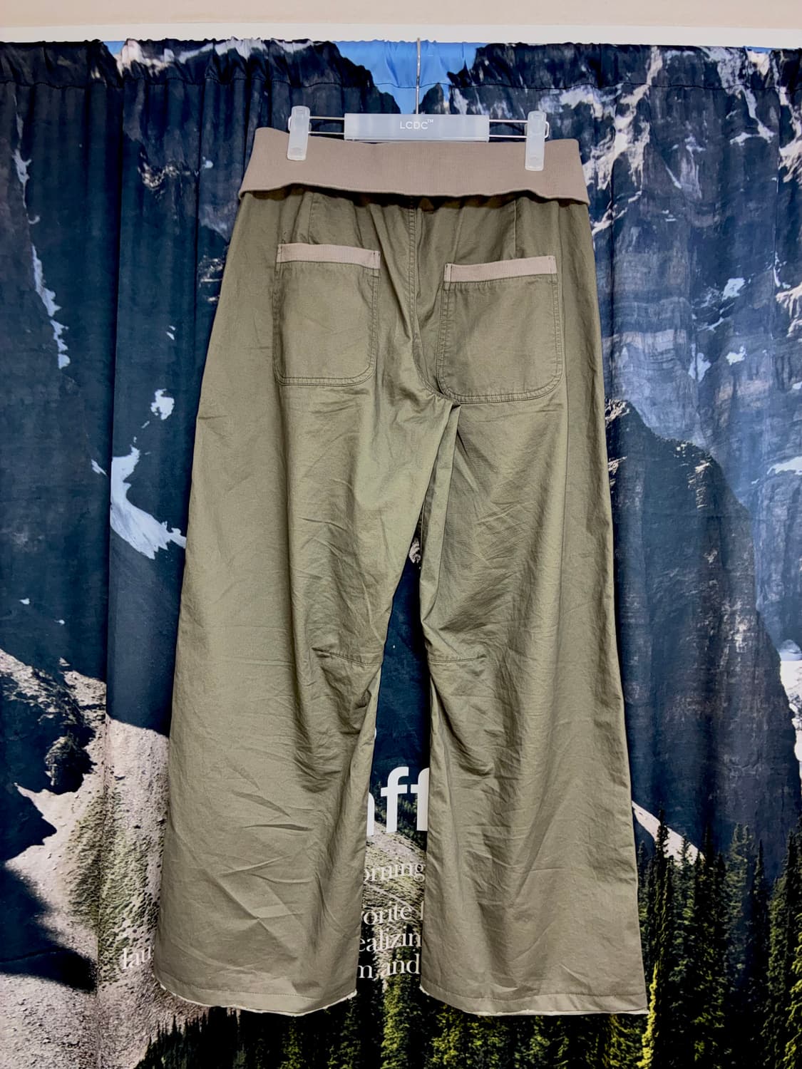 코이세이오 플로우 폴드 팬츠 카키 FLOW FOLD PANTS 상품이미지4