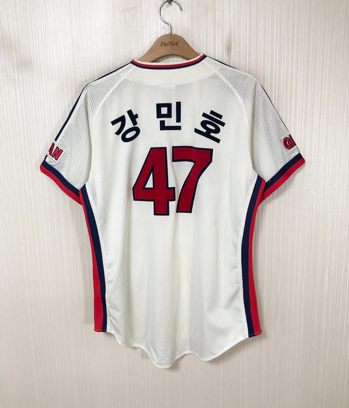 KBO 롯데자이언츠 챔피언 홈유니폼/져지 100 #47 강민호 상품이미지8