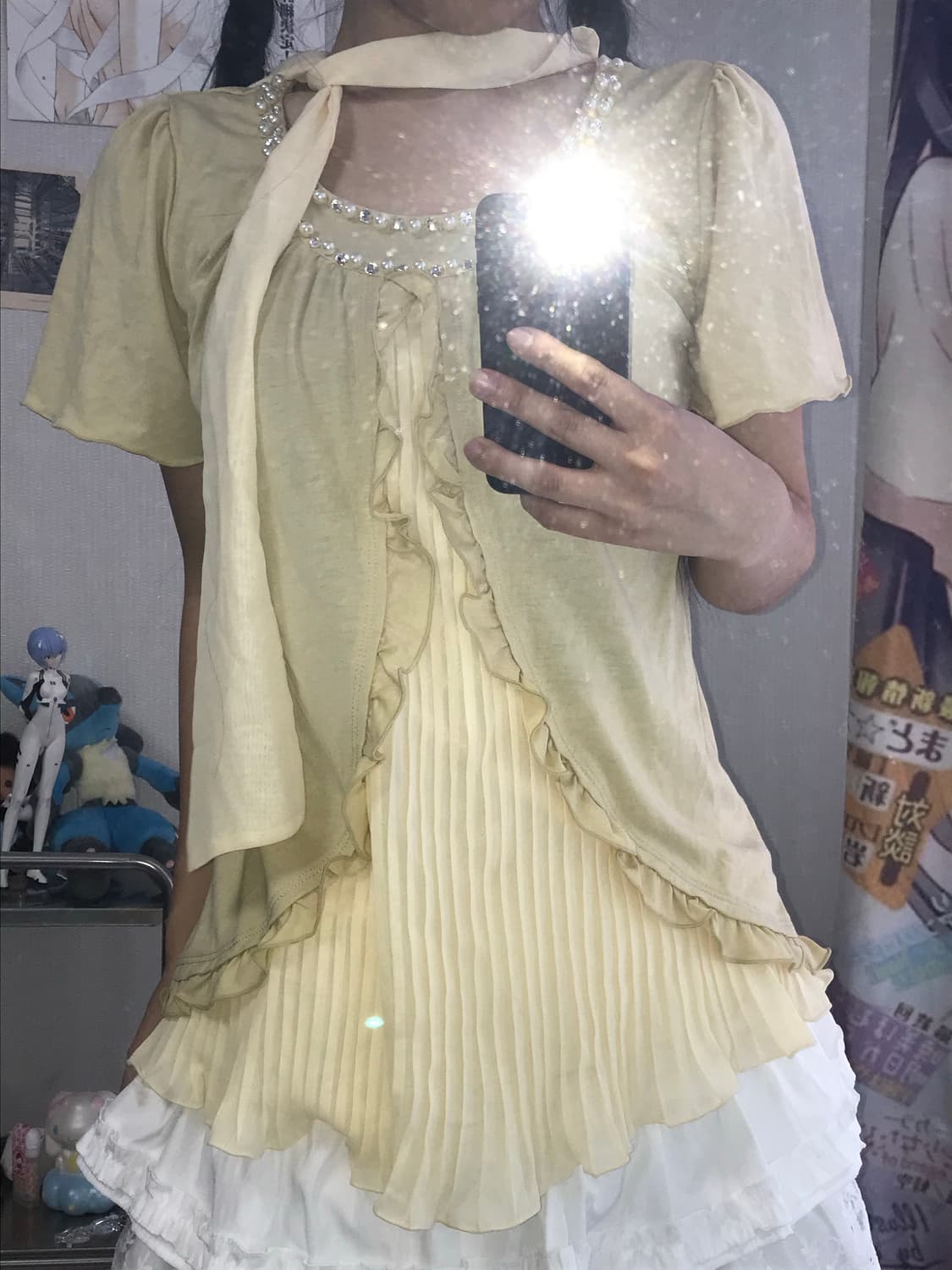 엑시즈팜 레몬 리본 블라우스 상품이미지2