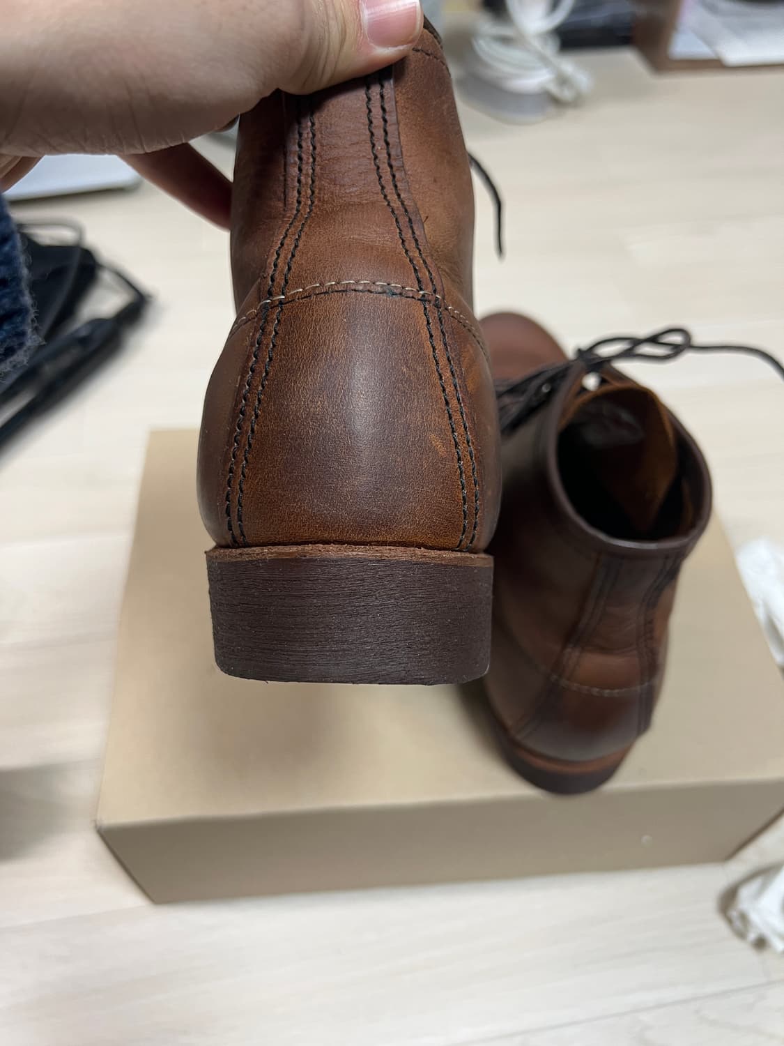 택포28) 레드윙 3343 블랙스미스 7.5D 255 상품이미지4