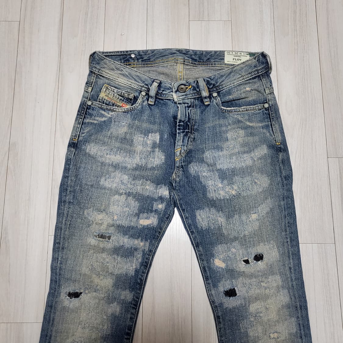 (26) 00s y2k 디젤 청바지 로우라이즈데님 Diesel floy 상품이미지4