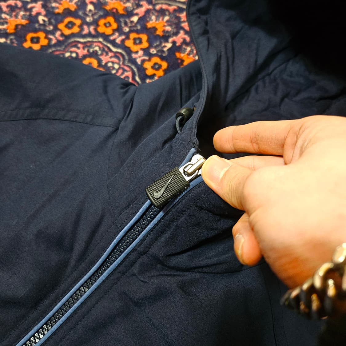 나이키(Nike) 2002's 스우시 블루라인 기모 누빔 후드 자켓  상품이미지7