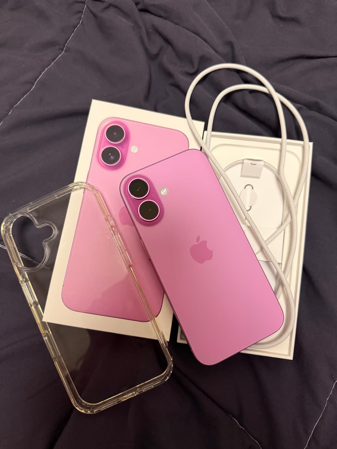 아이폰 16 핑크 256 배터리 100 상품이미지1