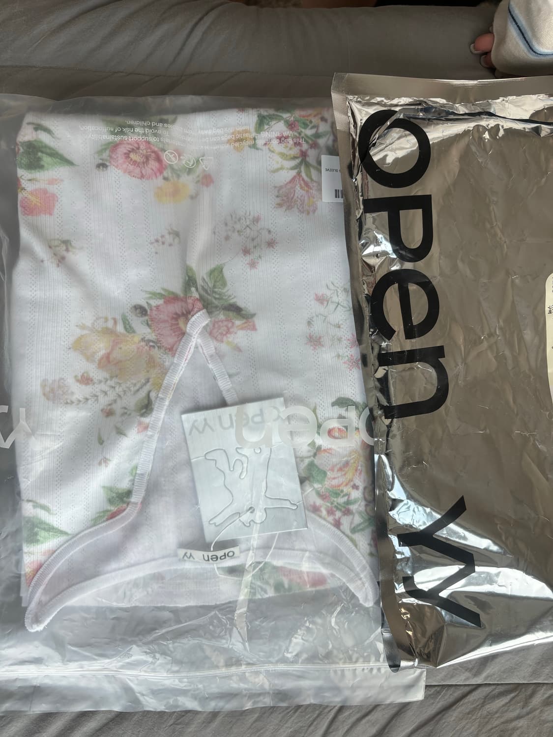 오픈yy 플로럴 헨리넥 S 상품이미지2