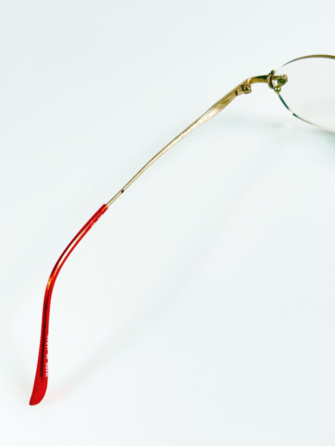 DUNLOP 골드 오벌 무테 메탈 프레임 빈티지 안경 상품이미지7