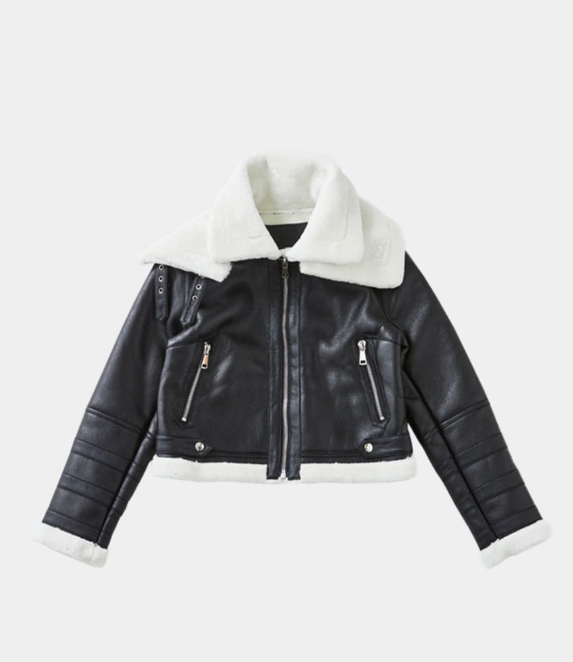 레프트서울 크롭 무스탕 상품이미지1