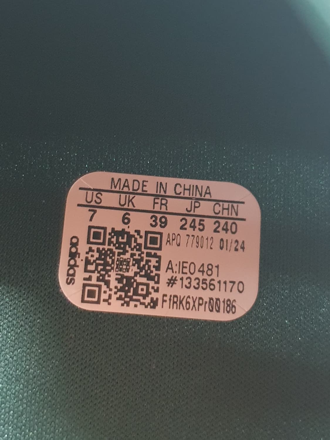 미사용 새상품 245mm 아디다스 뮬 아디폼 스탠스미스 컬리지에이트 상품이미지7