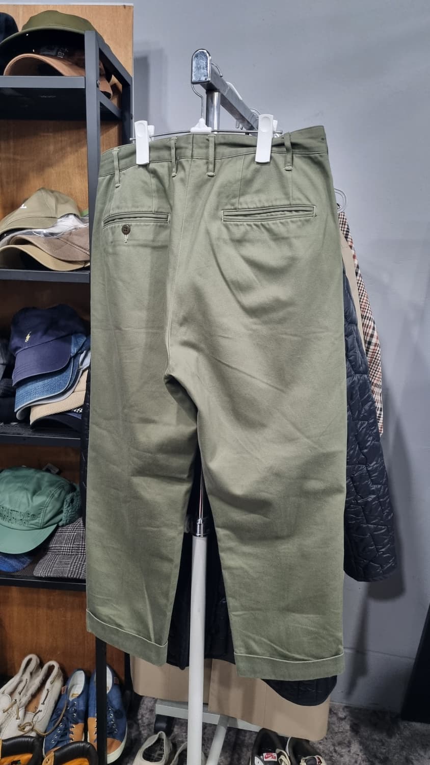 저널스텐다드 일본제조 허리30사이즈 투턱 코튼팬츠 상품이미지3