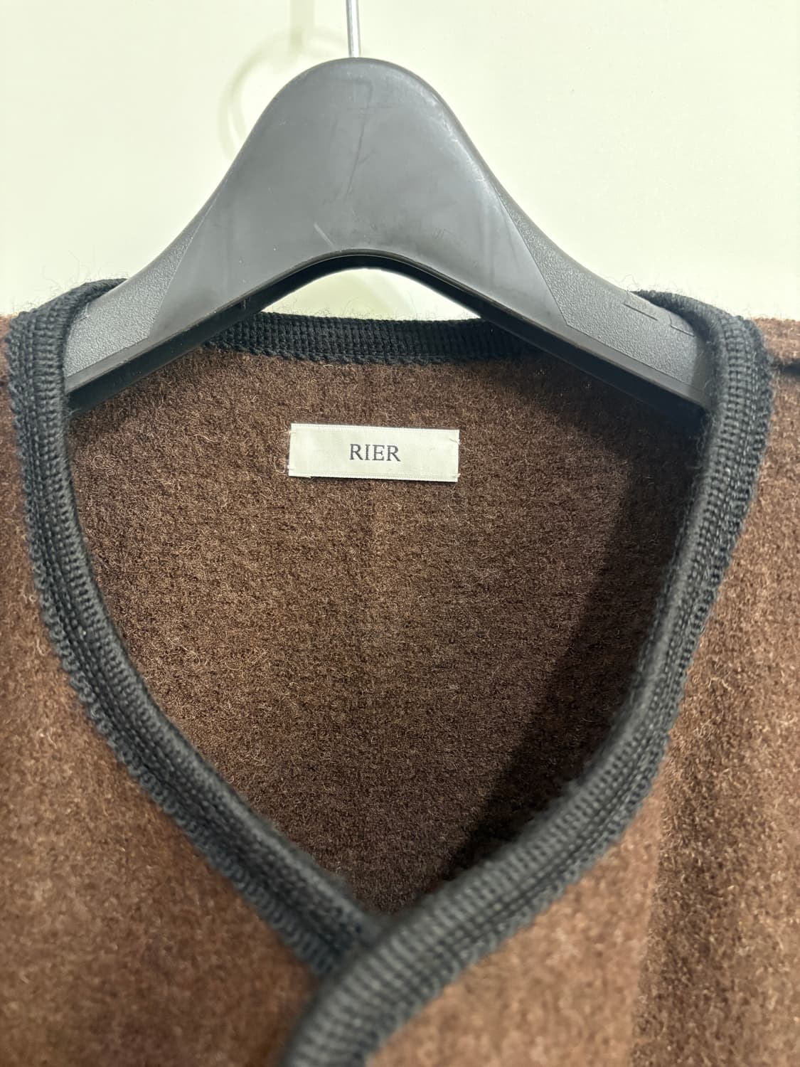 리에르 RIER / 워커 울 베스트 브라운 / XL 상품이미지3