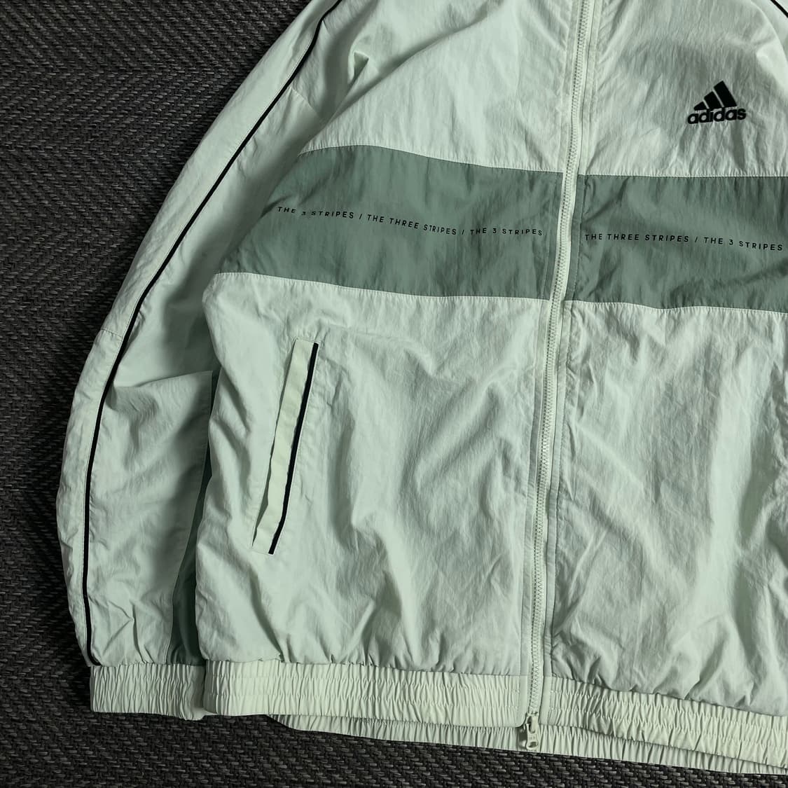 아디다스 박시핏 빅로고 우븐 바람막이 자켓y 3834 상품이미지5