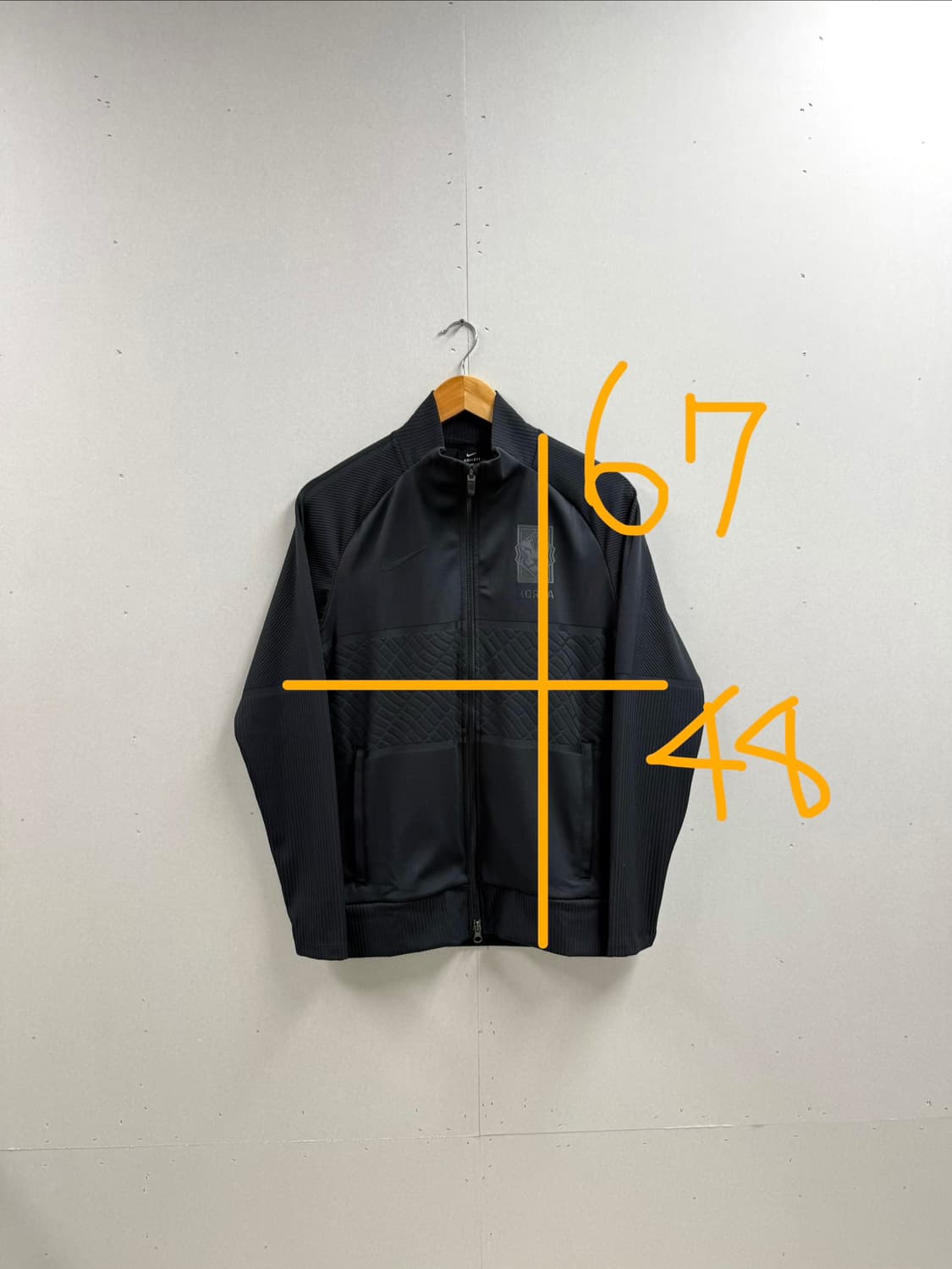 남성 S / 나이키 코리아 드라이핏 집업 져지 블랙 상품이미지2