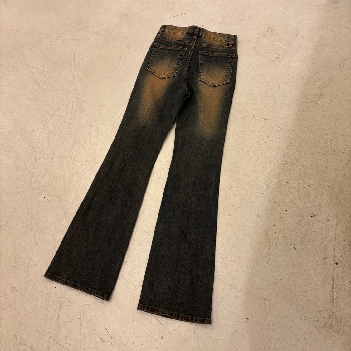 우먼 부츠컷 워싱 데님 팬츠 상품이미지2