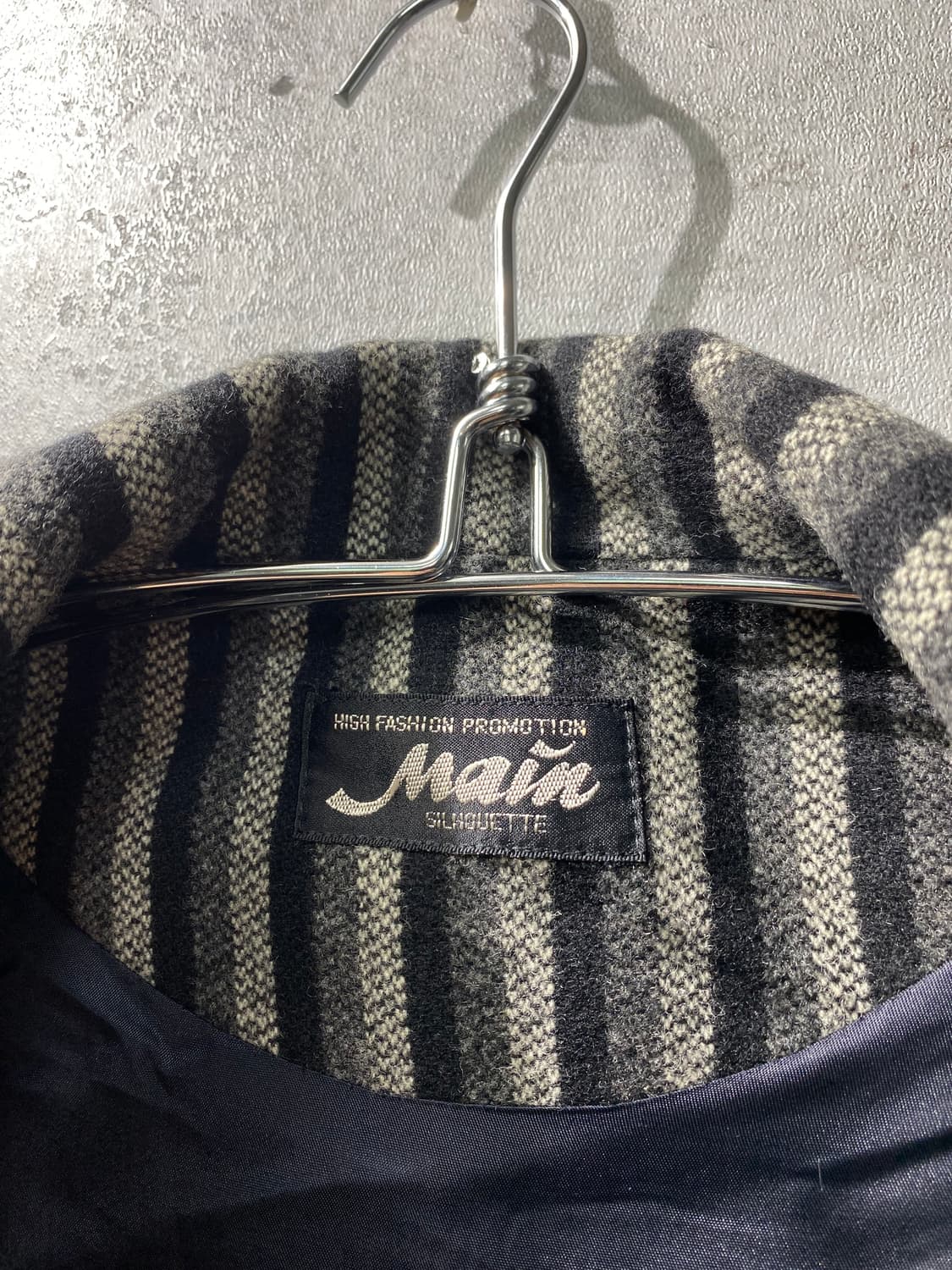 [L] 80s Vintage 빈티지 스트라이프 울 자켓 상품이미지6