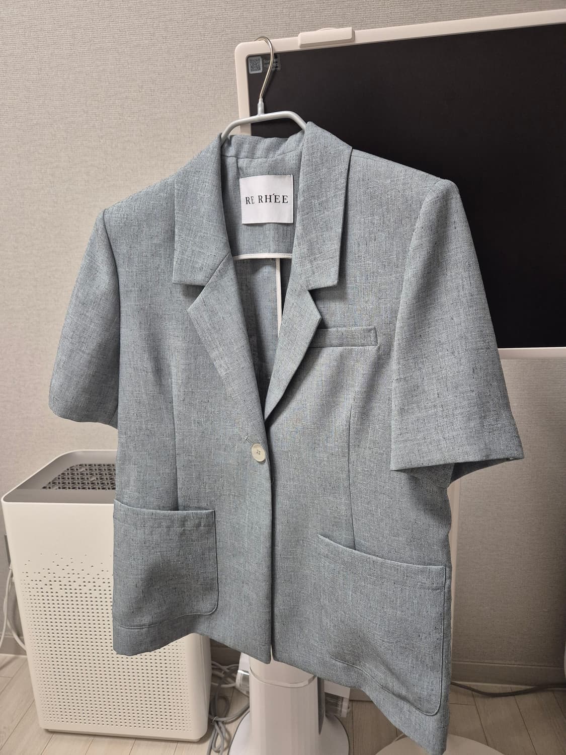 Rerhee 리이 반팔 자켓 상품이미지1