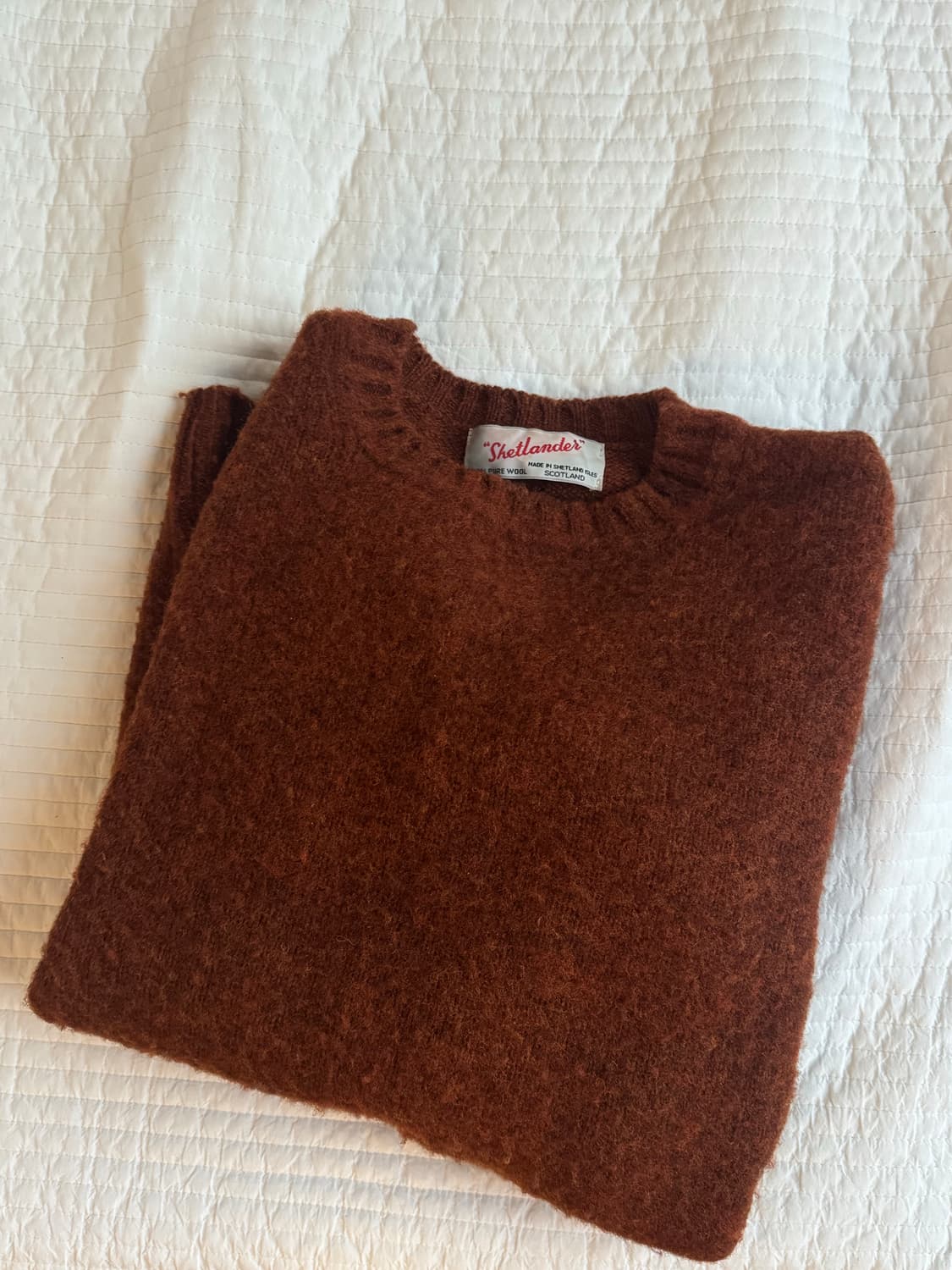 SHETLANDER 쉐기독 크루넥 스웨터  상품이미지1