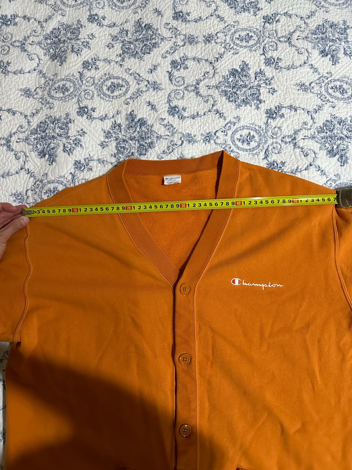 챔피언 오렌지 가디건 xl 상품이미지6