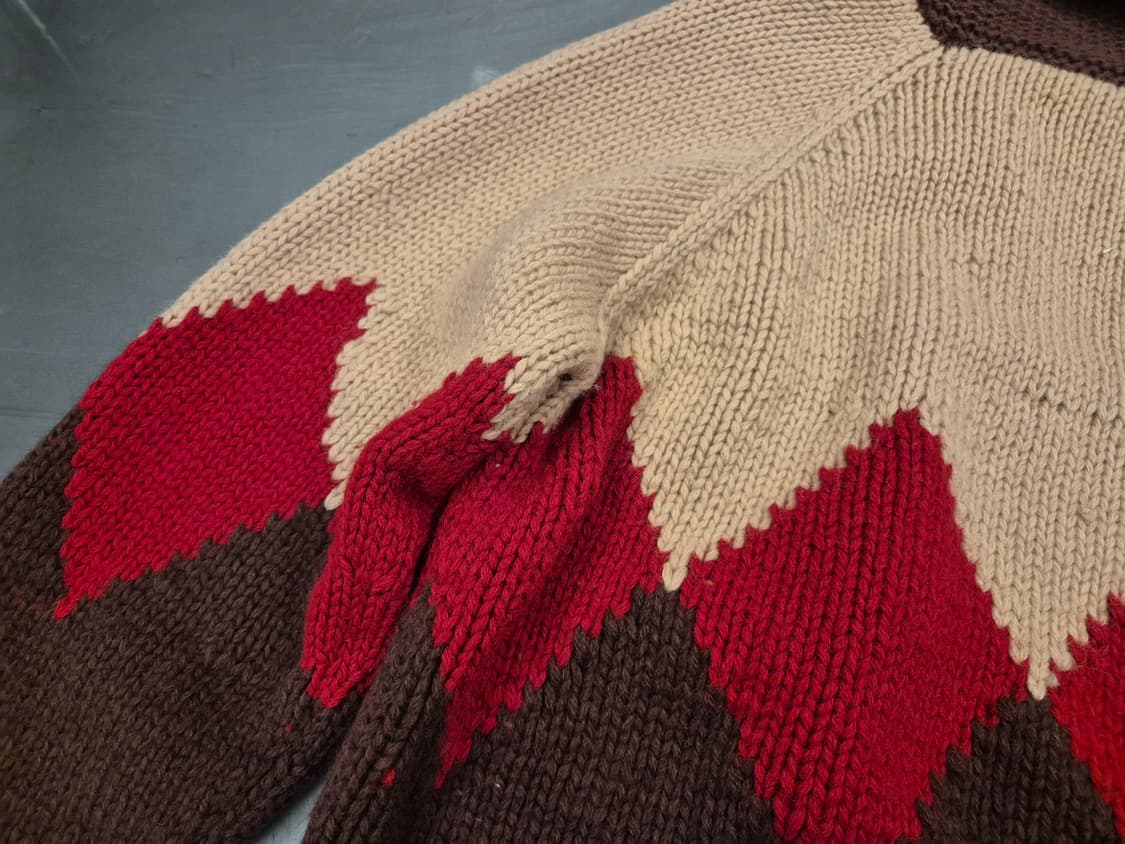 90s B.B.H CLOTHING 헤비울 짚업  상품이미지4