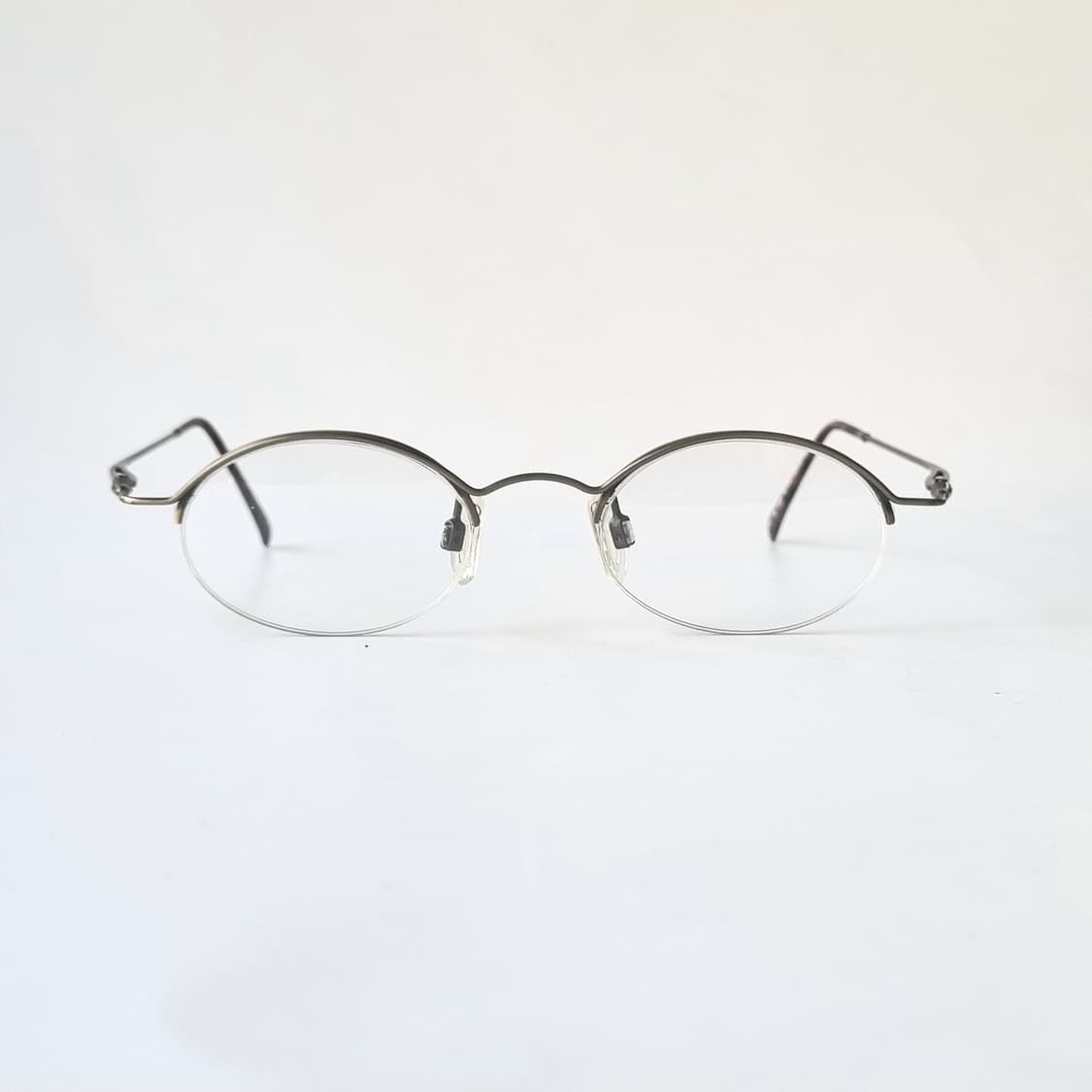데드스탁 빈티지 오벌형 엔틱 반무테 안경테 463 상품이미지2