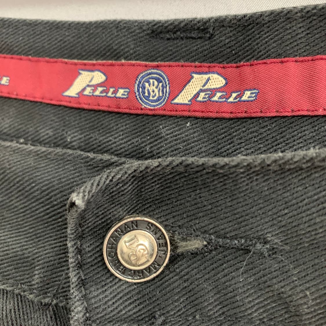 42인치 펠레펠레 90s 빅사이즈 버뮤다 블랙 데님 청반바지 상품이미지7