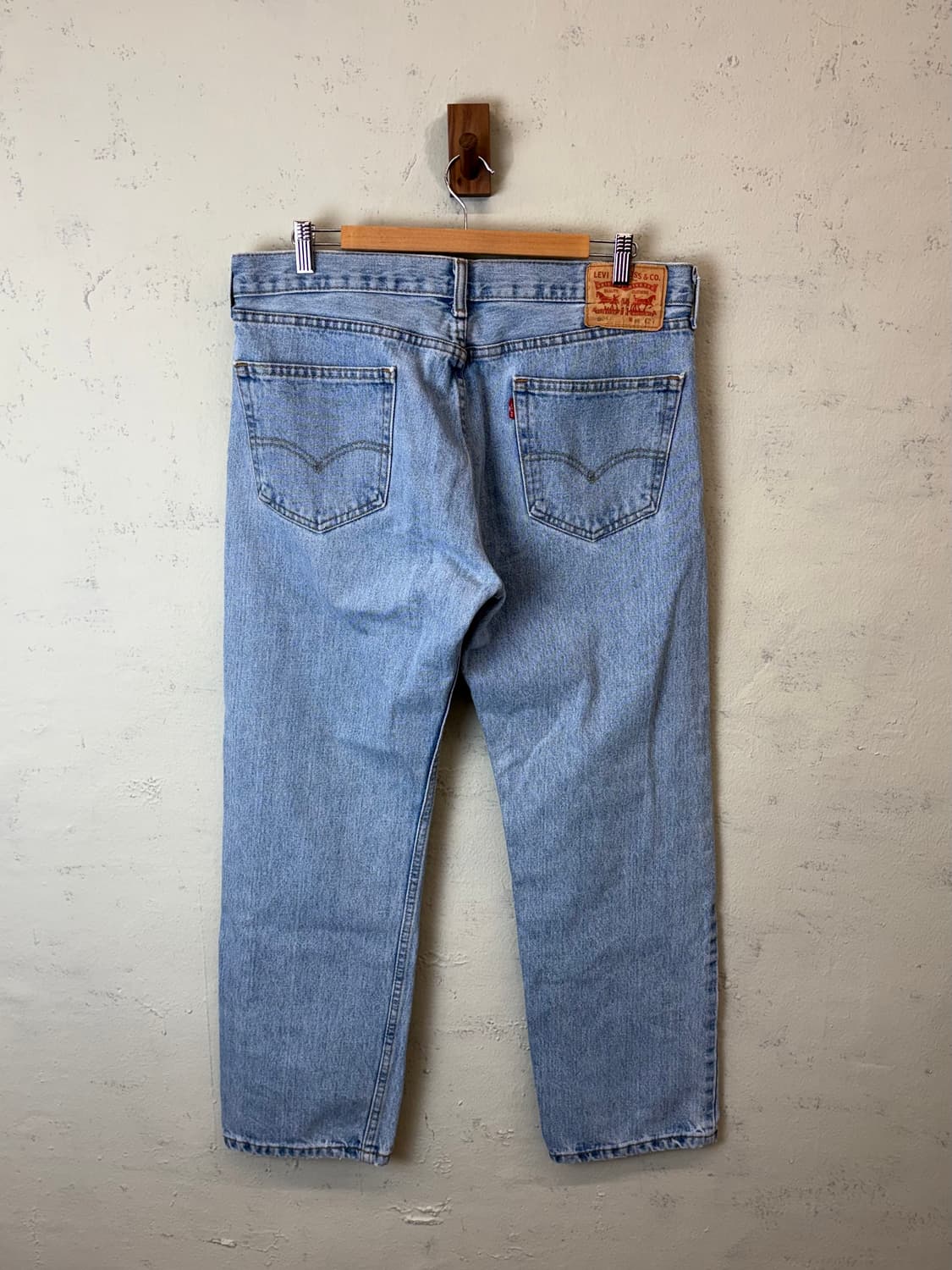 리바이스 505 빈티지 연청 데님팬츠 상품이미지2