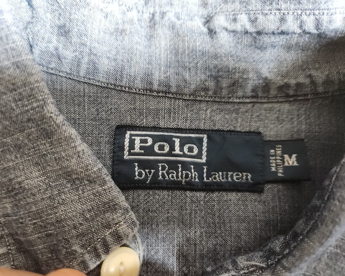 폴로 랄프로렌 샴브레이 데님셔츠(M) 상품이미지5