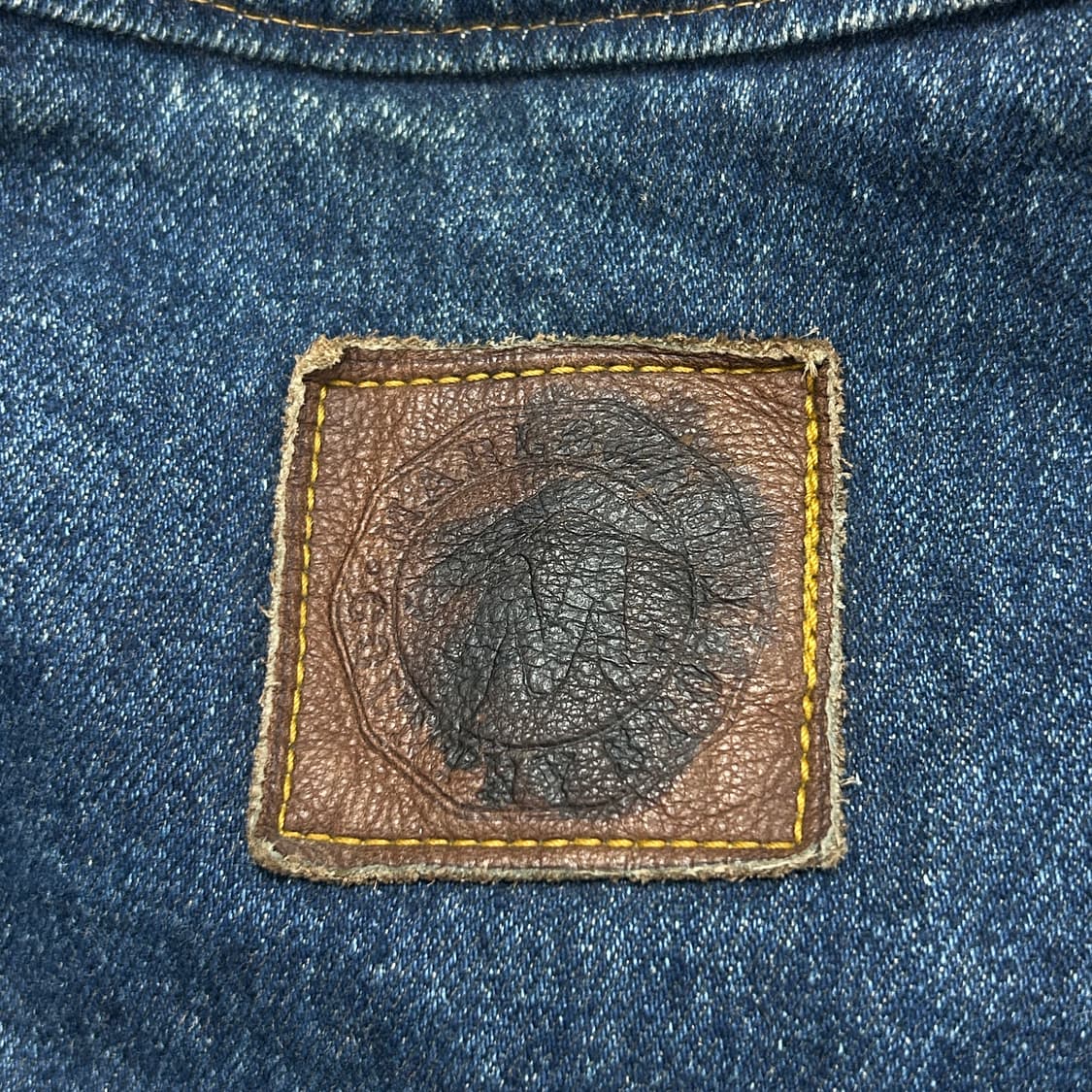 말보로 컨트리 레더넥 데님자켓(XL) 상품이미지8