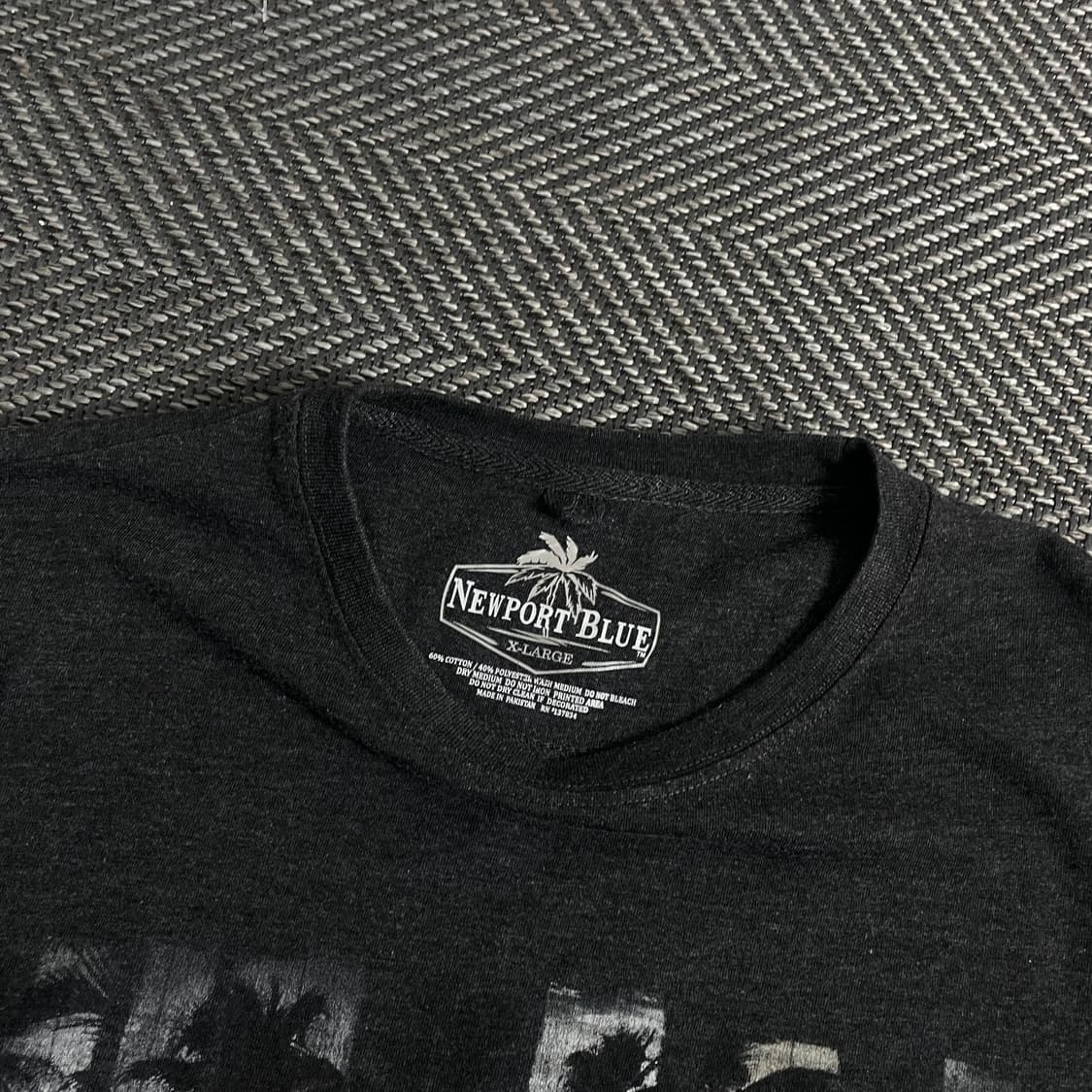 빈티지 팜트리 프린팅 박시핏 티셔츠o 3929 상품이미지4