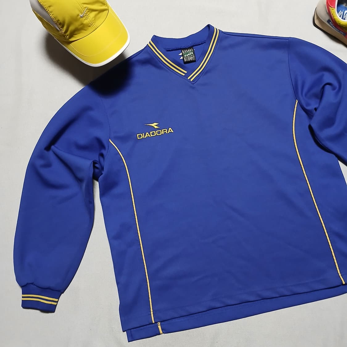 diadora 디아도라 오버핏 져지 브이넥 맨투맨 상품이미지2