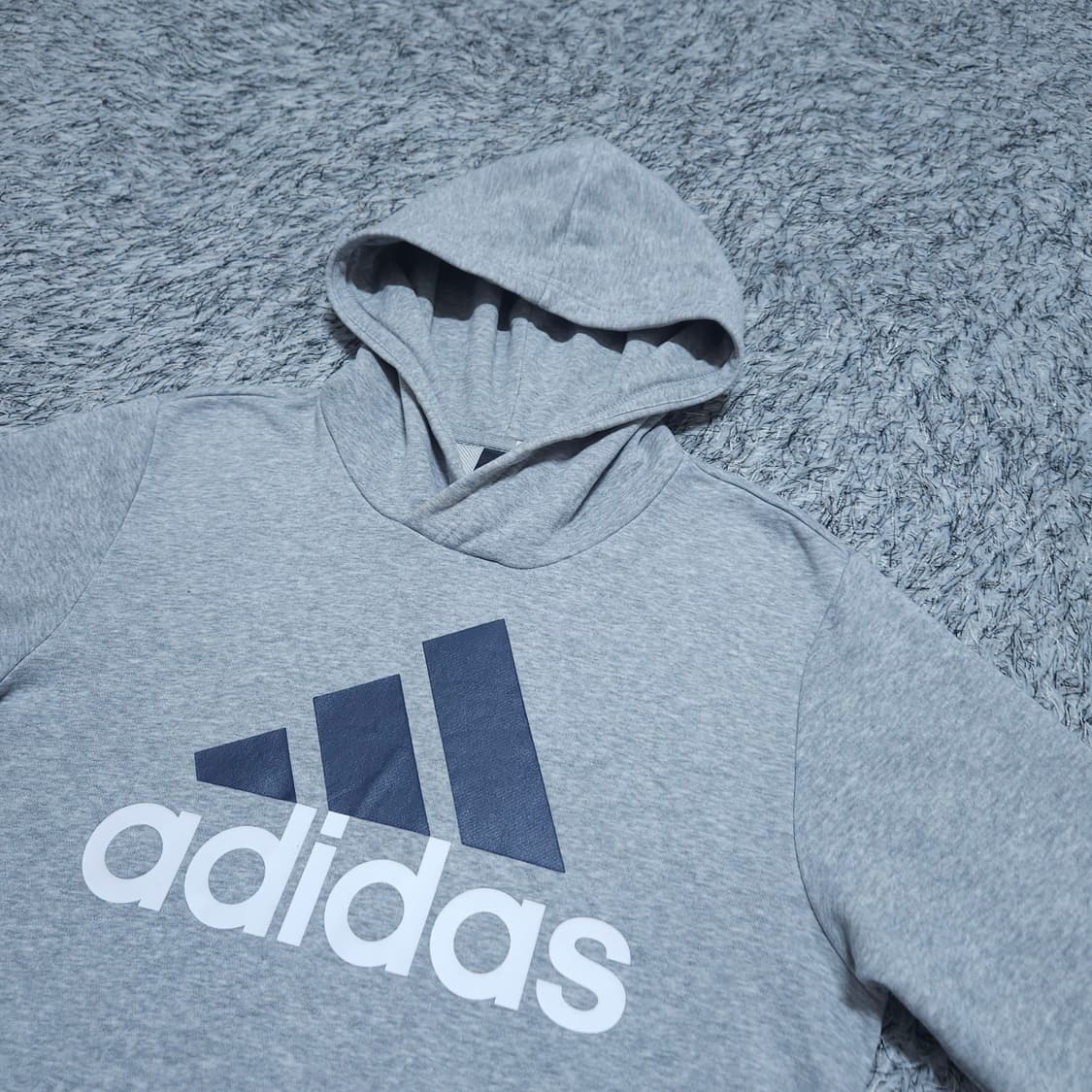 아디다스)100 남자 풀오버 후드티셔츠 / 왕눈이샵 상품이미지4