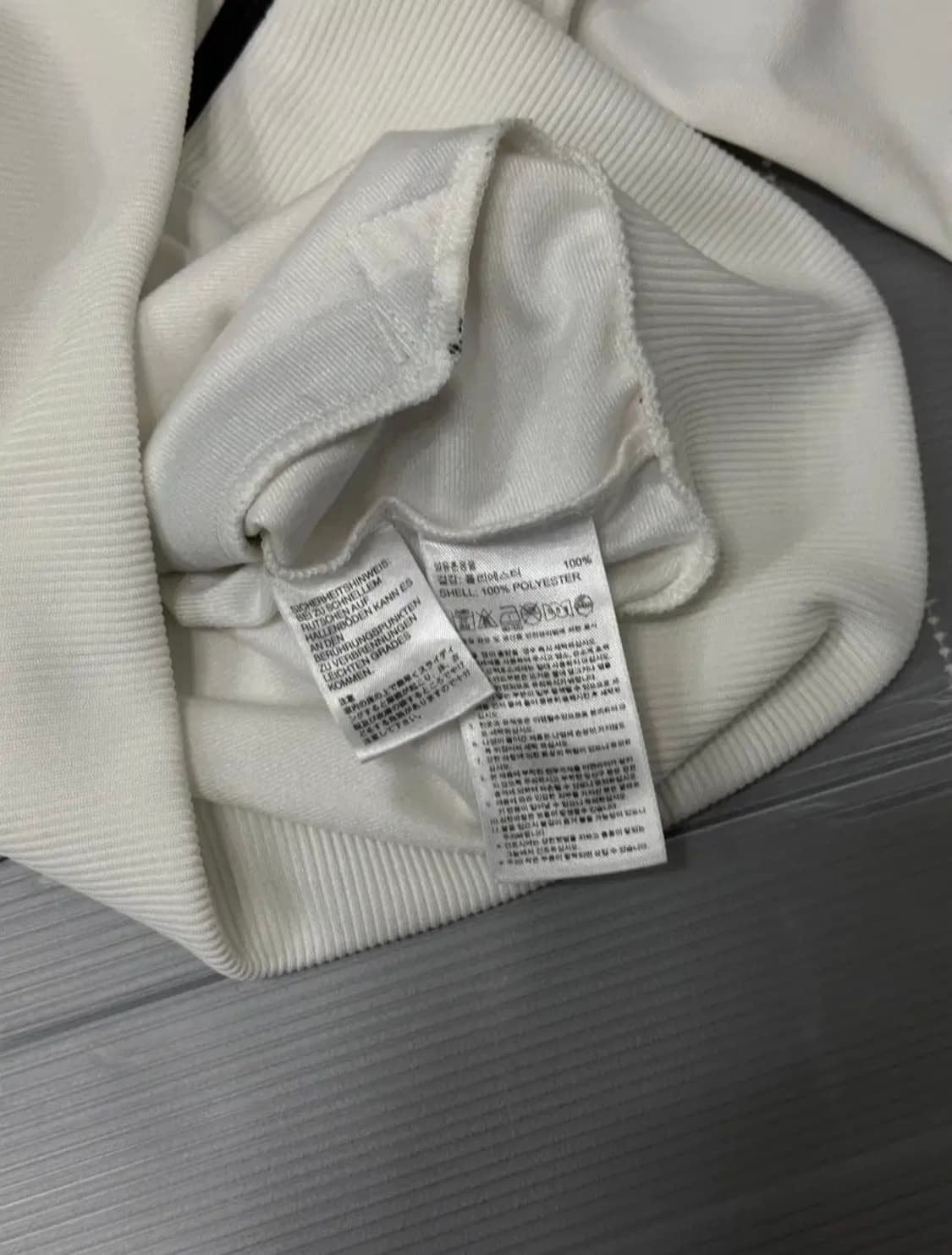 아디다스 저지 트랙탑 흰검 95  상품이미지5