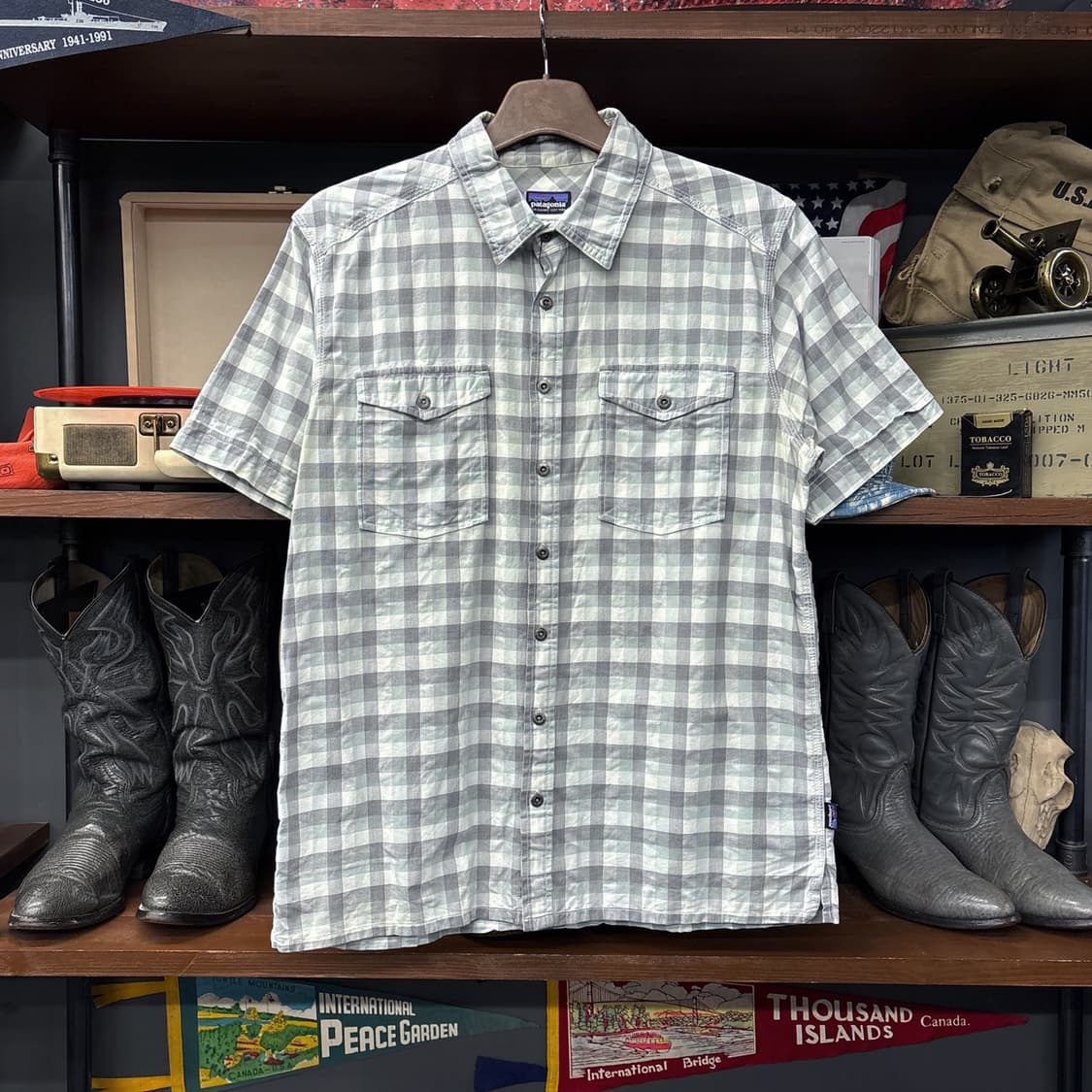 파타고니아 오가닉코튼 라이트 코튼트윌 체크워크셔츠 N1151 상품이미지1