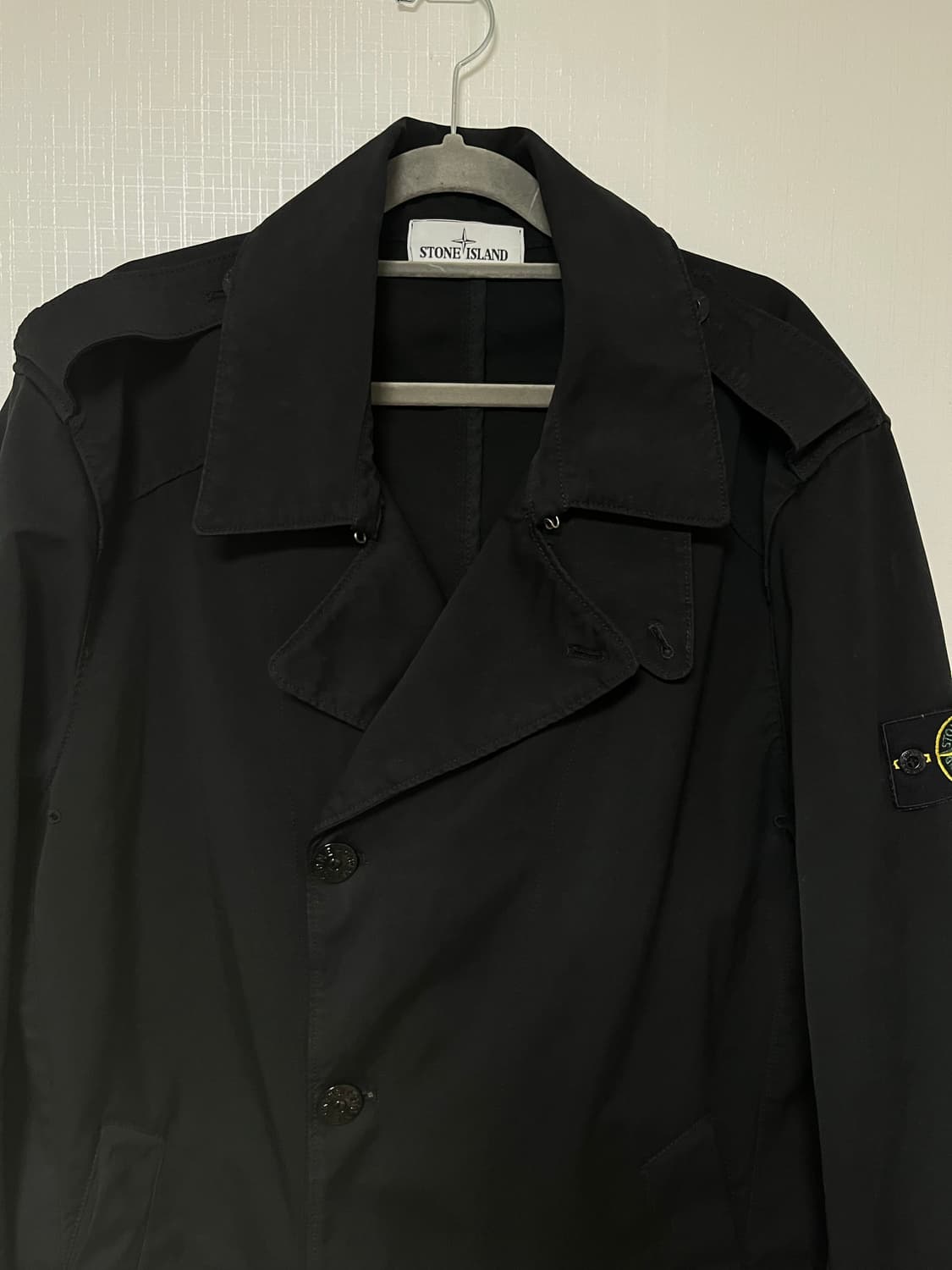 [105] 스톤아일랜드 폴리에스터 마이크로랩스 트렌치코트 XL 상품이미지3