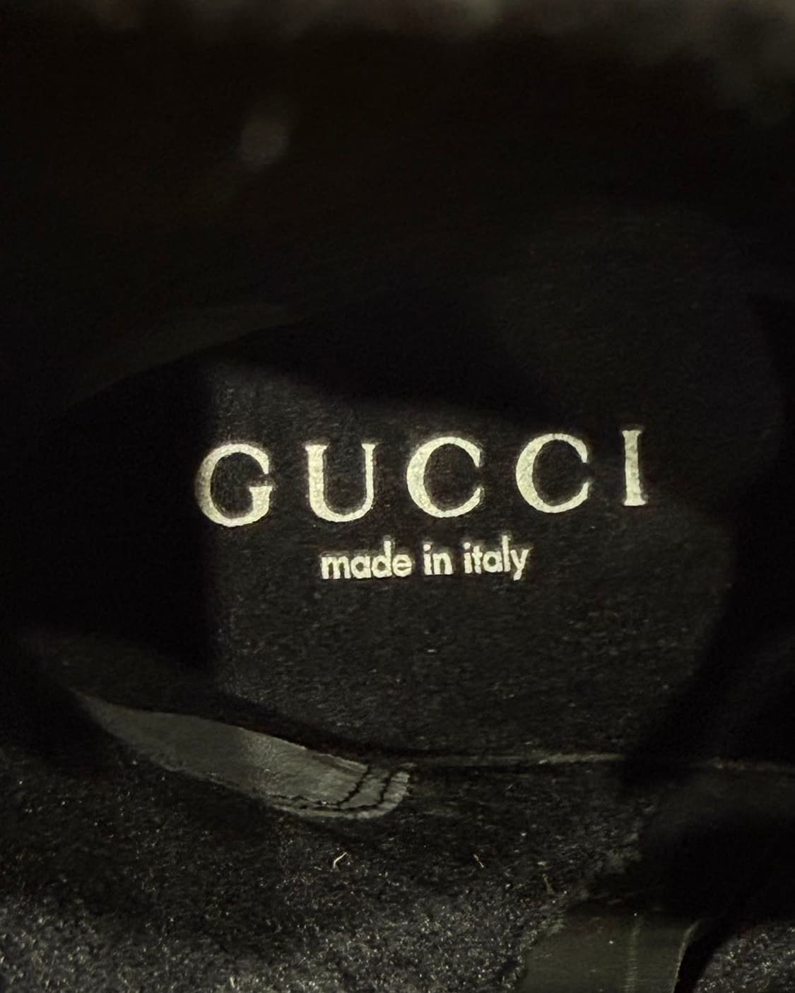 구찌 블랙 레더 부츠  상품이미지8