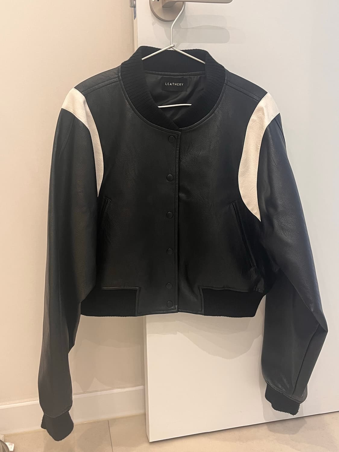 레더리 바시티 레더 자켓 상품이미지1