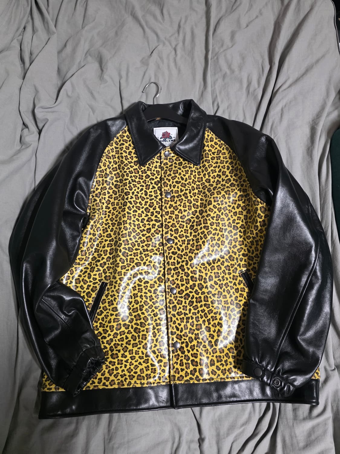 샌드파이퍼 레오파드 레더 자켓 상품이미지1