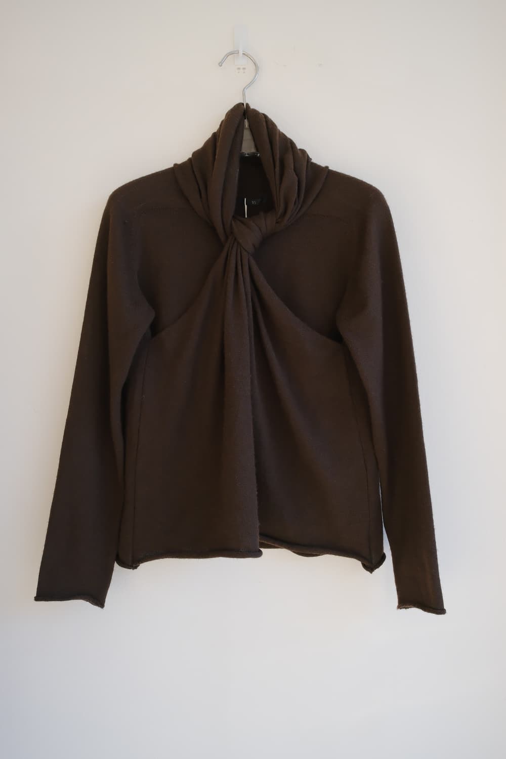 Knotted neck knit top  상품이미지4