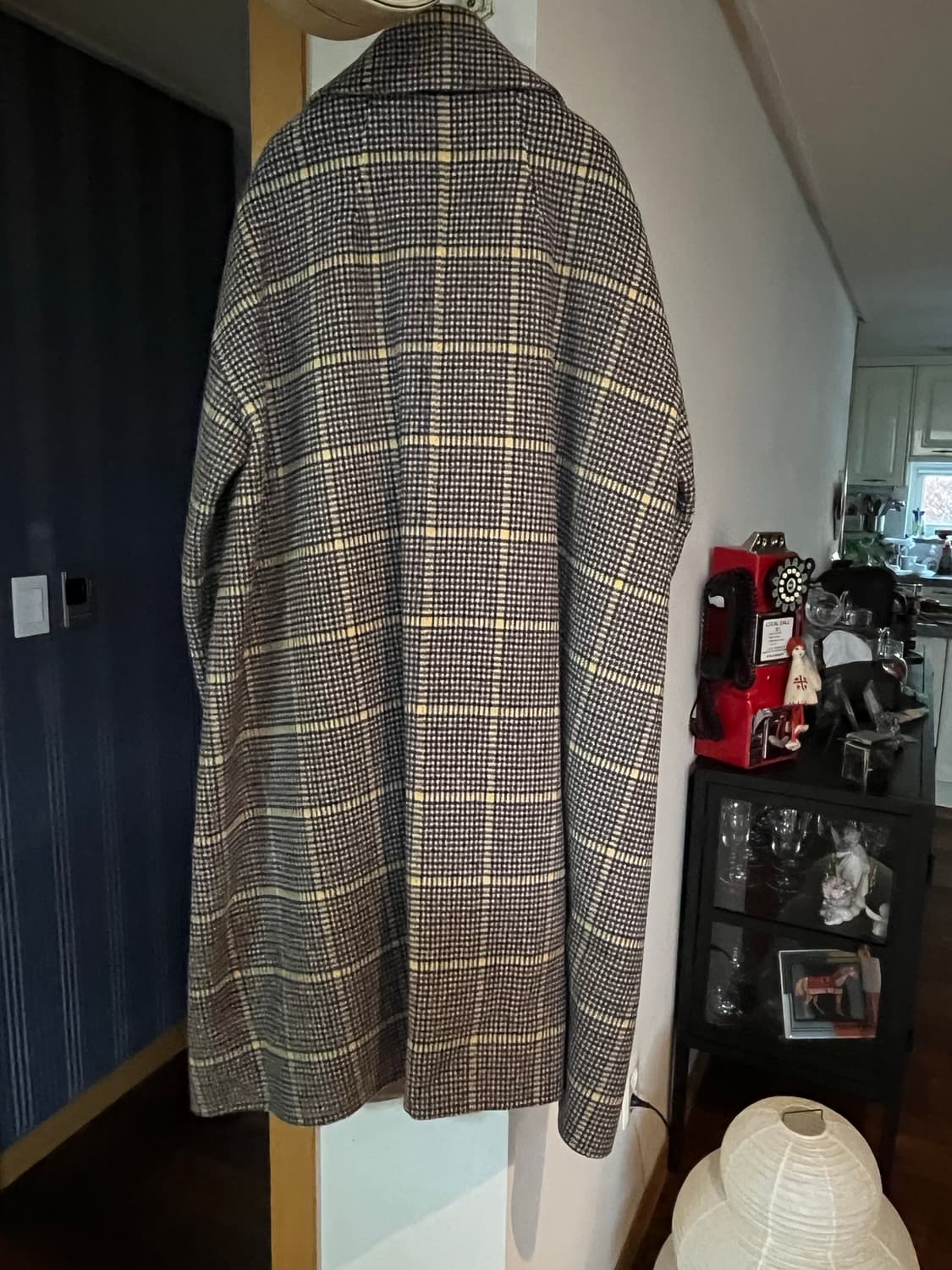 a.t.corner 앳코너 체크 코트 상품이미지2