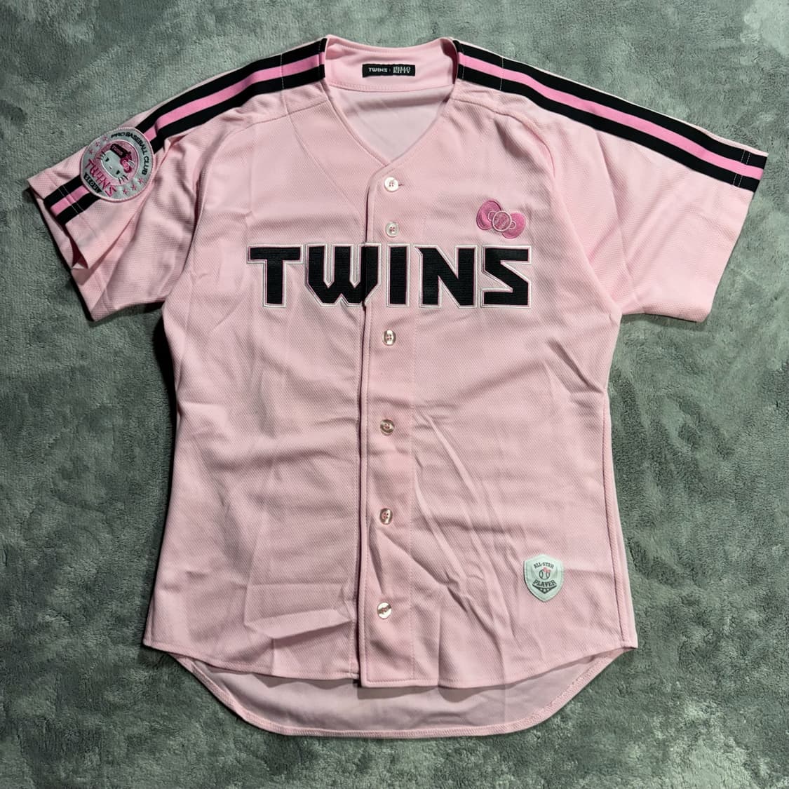 LG 트윈스 헬로키티 콜라보 유니폼 노마킹 상품이미지1