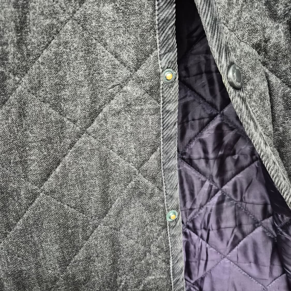 라벤햄 클래식 블랙 퀼팅 자켓 남성 M 상품이미지7