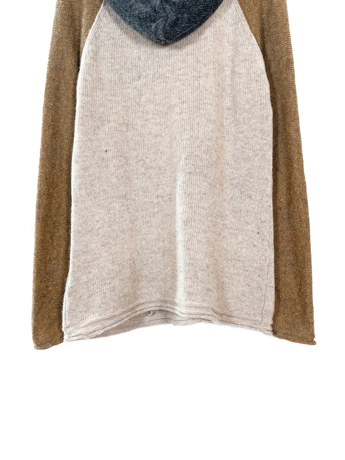 큐브슈가 버튼 포인트 니트 후드티셔츠  상품이미지8