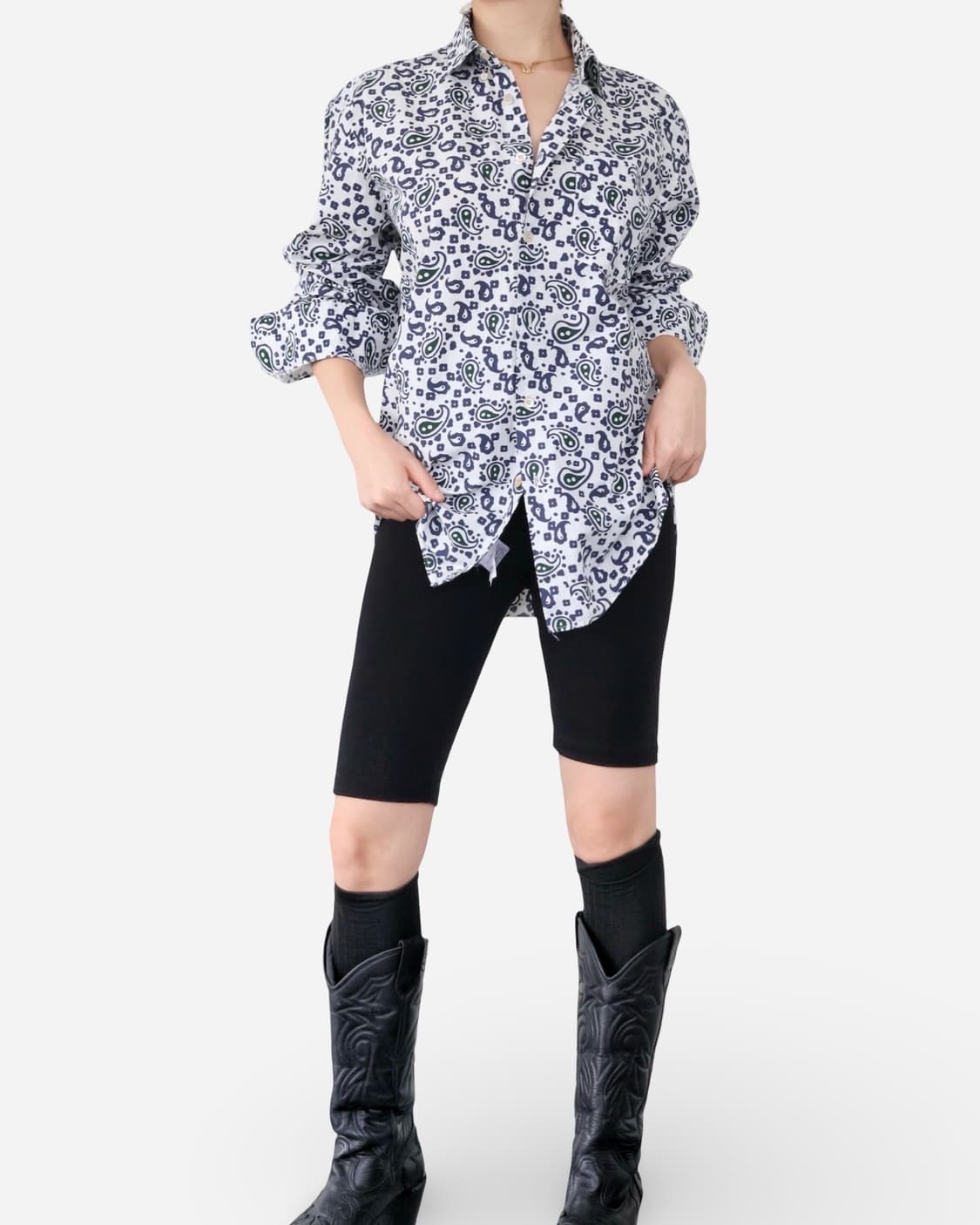Maison Kitsuné Paisley Print Shirt 상품이미지1
