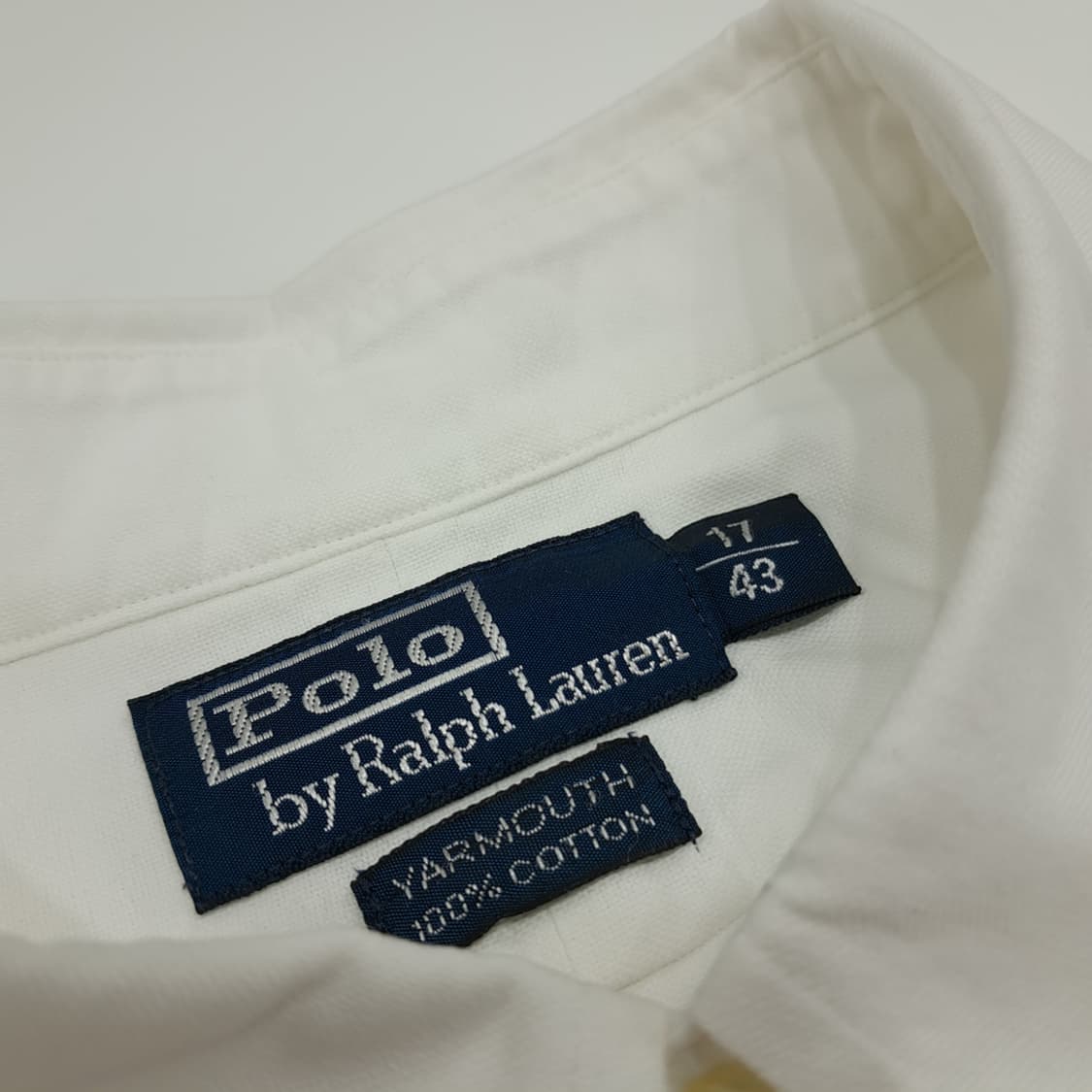 CN904 XL 폴로 랄프로렌 화이트 긴팔 셔츠 남방 상품이미지4