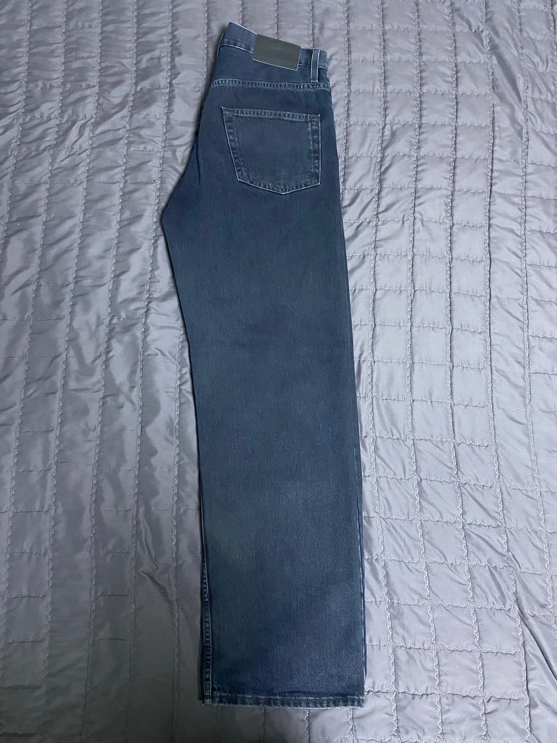 선플라워 루즈핏 블루블랙 데님팬츠 5096/707 상품이미지5