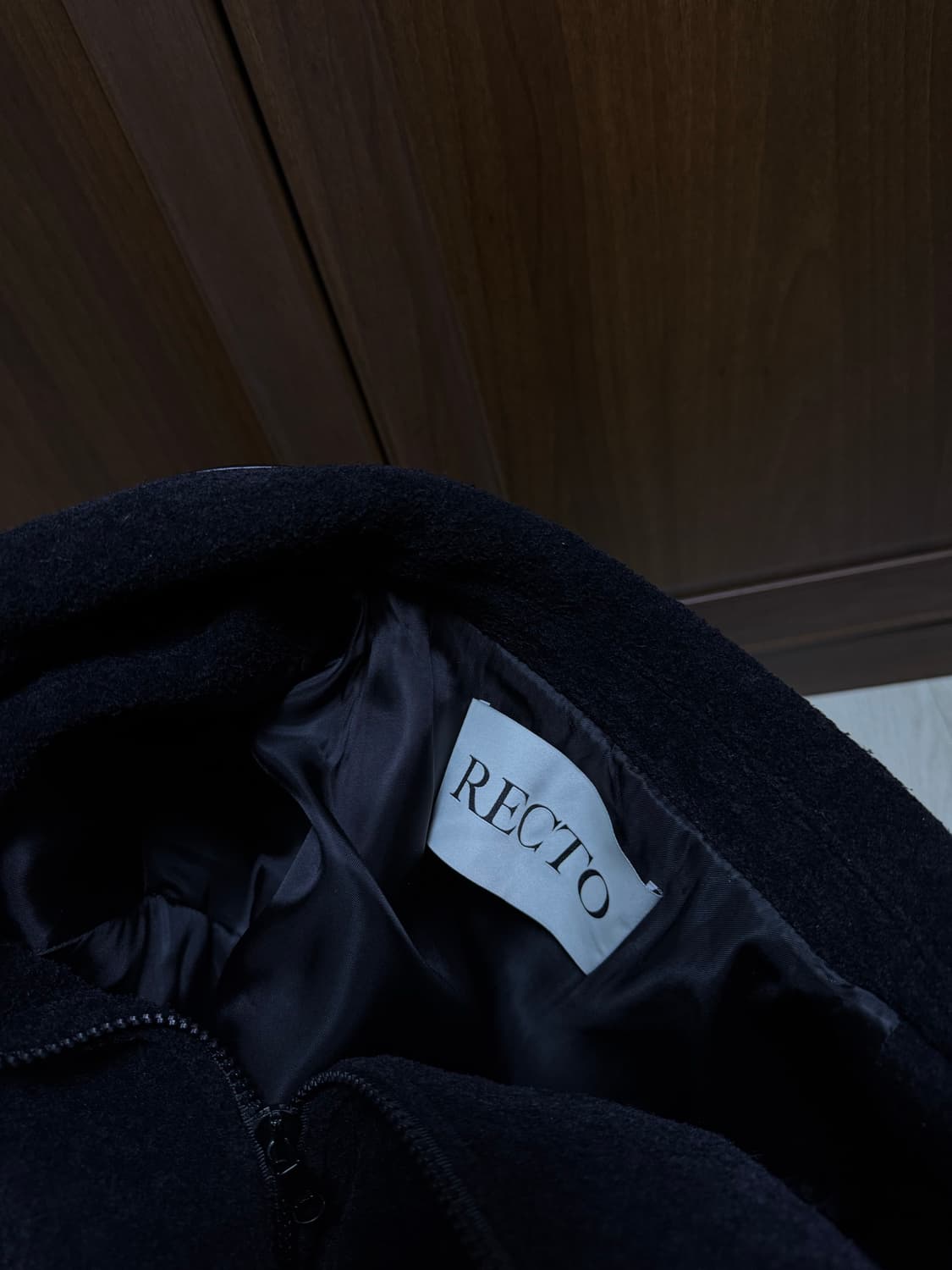 렉토 25FW 콘트라스트 벤 자켓 M 새상품급 상품이미지5