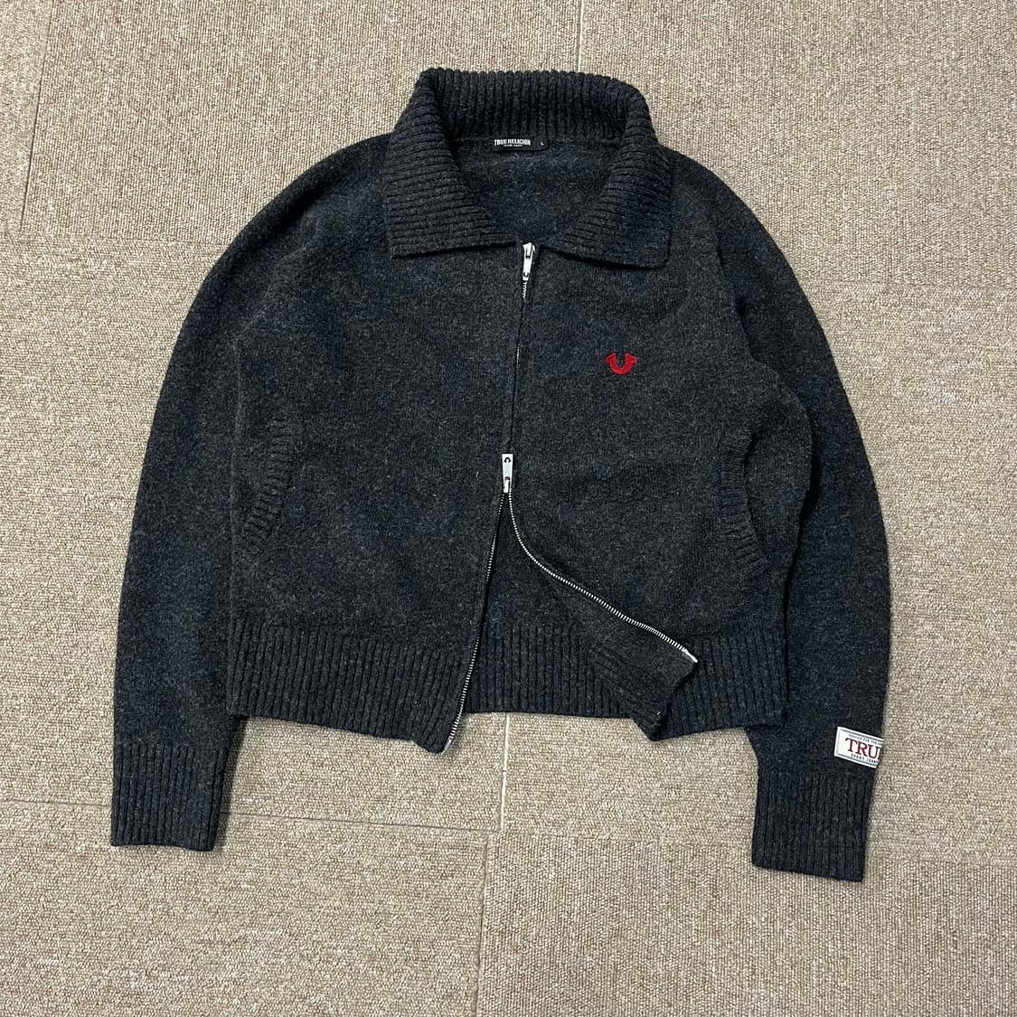 트루릴리젼 투웨이 니트집업 상품이미지2