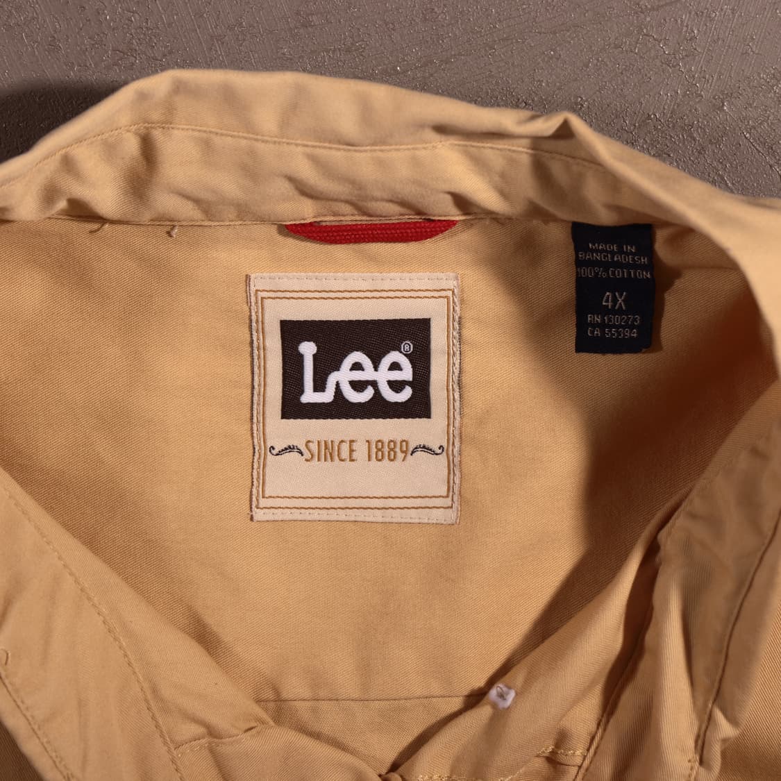 LEE 빅사이즈 코튼셔츠 상품이미지3